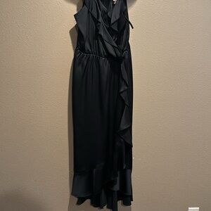 Samantha Ruffle Wrap Dress